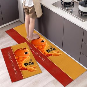 Wholesale chinese style doors for sale - Group buy Carpets Chinese Style Kitchen Floor Mat Household Carpet Long Strip Waterproof Door Modern Home Decor