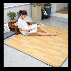 Wholesale floor warming for sale - Group buy Carpets Large Size Electric Heating Pad V Thermal Warmer Waterproof Heated Floor Carpet Thermostat Warming Tools Foot Mat