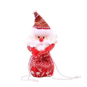 Wholesale toilet roll christmas decorations for sale - Group buy Christmas Decorations Candy Holder Bag Drawstring Cartoon Plush Toilet Roll Paper Cover Decor Festival Snack Gift Storage Organizer LBS