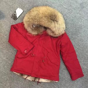 Women s Fur Faux Est Short Women Coat Trendiness Parka With Natural Lining Collar Detachable Clothing For Men And