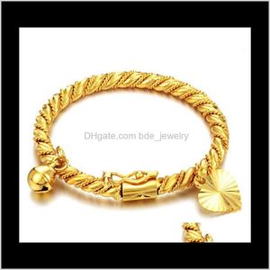 Link Chain JewelryProMOTION 18K Gold Bracelet Men Batlen Blange Women/Bracelets Bracelets Mens Charms Droga Droga 2021 Q1SEW