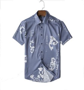 Mäns Casual Shirts Designer Mode vår och bantning Höst Högkvalitativ Business Classic Broderi Fashions Långärmad tröja M-3XL # 05