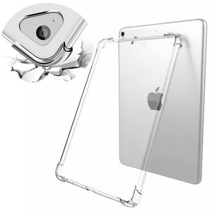 Klare Stoßdämpfung, stoßfeste Hüllen, weiche TPU-Ecke verstärkt für Apple iPad Mini 2 5 6 Pro Air 4 10.9 11 2021 7 8 10.2 10.5 9.7 Samsung Tab T290 P200 T720 A7 T500 T870 P610