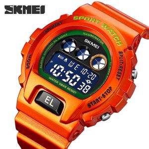 SKMEI Waterproof Sports Watches Men Women LED Digital Chrono Alarm Clock Man Fashion Electronic Wristwatches Relojio Masculino G1022