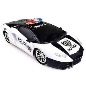 1:12 4ch Remoto Controle de Polícia Modelo Carro com bulbo frontal