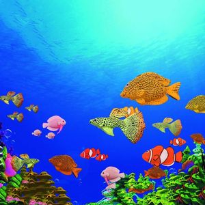 Dekorationer 1st Creative Aquarium Decoration Marine Tropical Fish Tank Landscaping Nightlight Simulating Fake