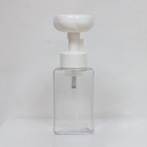 Dispenser di sapone liquido 200/300/500ml Pressatura in plastica Fiore Gel Schiuma Bottiglia Shampoo Cosmetico Pompa riutilizzabile vuota