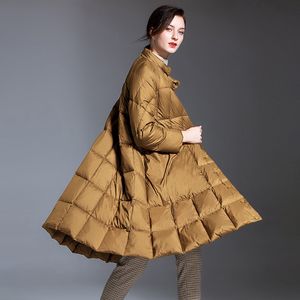 ジョニーチャーの女性のソリッドカラーダウンコートカラーの取り外し可能な冬のカジュアルな暖かい女性ポケット高品質のコート210521