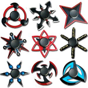 Dedo tri atravessar fidget spinner metal stuffer para crianças adultos atacado gyro 10 pcs mix estilo