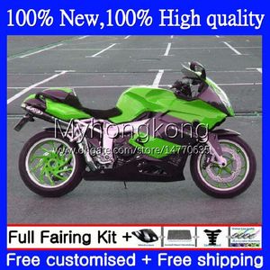 Fairings Kit For BMW K 1200S K1200 S K 1200 S K1200S 05 06 07 08 09 10 Bodywork 4No.52 K1200-S 05-10 Glossy green K-1200S 2005 2006 2007 2008 2009 2010 Full Body +Tank cover