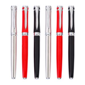 Серебряная реплика из нержавеющей стали Replica Repliating Fountain Pen The Ink Fallable Gree Nibs Student Engrave Logo Calligraphy Pen