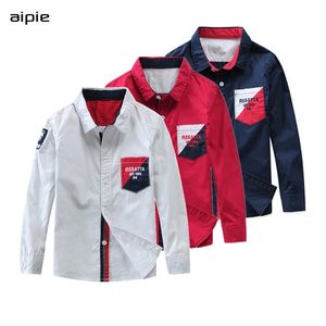 Children Boys Shirts Fashion Design European and American style Cotton 100% Kids Soft comfortable breathable 210713