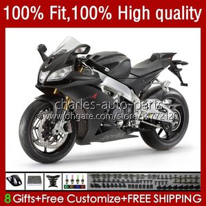 OEM Bodywork para Aprilia RSV1000RR RSV1000R 16-19 Corpo 40NO.125 RSV4 RSV-1000 RSV4 R $ 2016 2017 2018 2019 RSV1000 Matte Preto 16 17 18 19 Feeding de Molde de Injeção