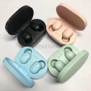 A6S Pro Wireless Bluetooth TWS Słuchawki Mini Earbuds z obciążeniem Słuchawki Hałasu Słuchawki Sportowe dla całego Smartphone z Detal Box New