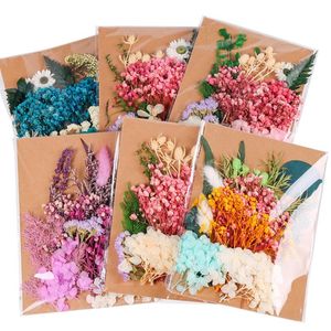 Ghirlande di fiori decorativi 1 sacchetto di piante di fiori secchi Candele profumate Cornice sparsa Biglietto di auguri Decorazione domestica Accessori fai da te