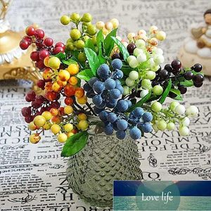 Decorative Flowers & Wreaths 7colors 24cm Artificial Berries Pants Decoration Foam Fruit For Wedding Christmas Decoration1 Factory price expert design Quality