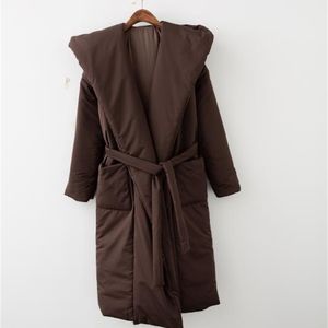Cappotto da giacca invernale da donna Elegante spessa calda lanugine Parka lungo Capispalla impermeabile femminile 210923