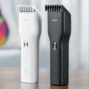 Xiaomi Youpin Enchen Boost USB電気ヘアクリッパー2スピードセラミックカッターヘア高速充電ヘアトリマー高