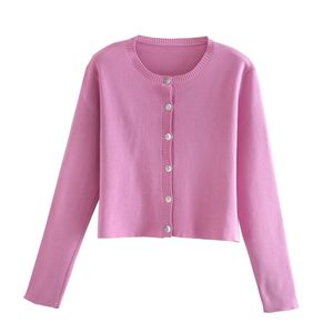 Summer Women Solid Sweater Coats Long Sleeve Cardigans Single Breasted Knitted Female Fashion Street Clothing 210513