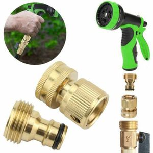 Watering Equipments Garden Hose Quick Connect Brass Connector Fitting 3/4 Inch Accessories