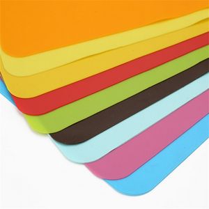 12 inch siliconen bakvormen non stick gebak tafel mat met rood groen blauw geel bruin oranje matten was niet stick pads v2