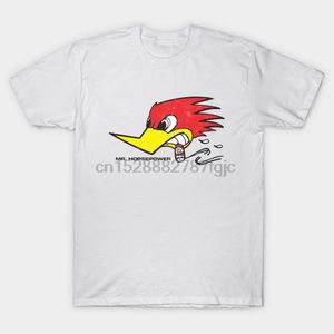 Herren T-Shirts Herren Kurzarm T-Shirt Mr. Horsepower Clay Smith Cams Smoking Woodpecker (Distressed) Cars T-Shirt Damen T-Shirt