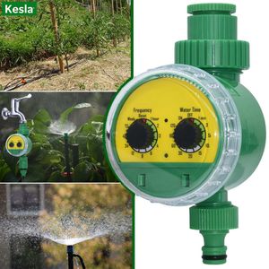 KESLA Garden Automatic Watering System Timer Drip Irrigation Digital Electronic Controller Home Greenhouse Irrigator Sprinkler 210610