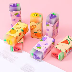 Cute Kawaii Creative fruit Eraser Rubber Stationery School Supply Novelty Lovely Eraser