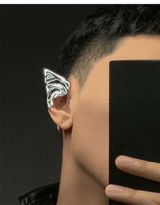 S925 Metal Elf Kulak Klipler Kişilik Saplama Niş Tasarım Kıdemli Küpeler Erkek ve Kadın Çiftler Ins Modaya Moda Takı Accessories00222