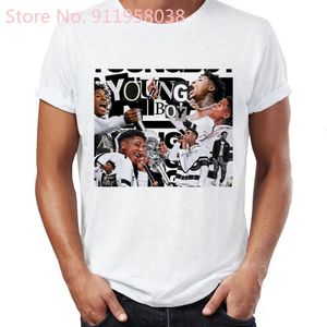 T-shirts Fashion Oversized Unisex Youngboy Printed T-shirt Bröt aldrig igen T Shirt Gotiska Punk Kvinnor / Man