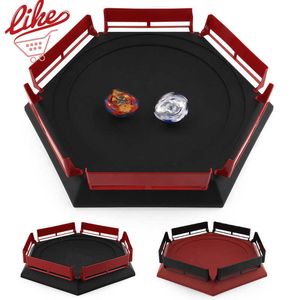 LAIKE 38CM Beystadium Battling Tops Arena Rígida Plástico Burst Giroscópio Girando Top Stadium Placa Combate Brinquedos Para Crianças Presente de Aniversário X0528