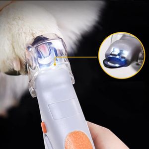 Wholesale sport nails for sale - Group buy Pet Dog Cat Nail Clipper Cutting Machine Beauty Scissors Animal Cats Locks LED Light Nails Trimme Claw Nail Scissor Grooming Supplie