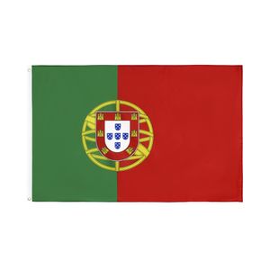 Portugal Flag 90X150CM High Quality Polyester Print 3x5ft National Country Flags Flying Hanging for Outside Inside Decor