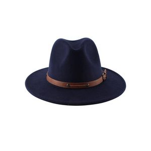 Geniş Ağız Şapkalar 2021 Klasik İngiliz Fedora Şapka Erkek Kadın Yün Sonbahar Kış Büyük Moda Caz Vintage Güneş Keçe