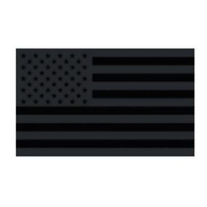 3 x 5 Fuß schwarze amerikanische Flagge, 90 x 150 cm, dünne blaue Linie, Flaggen der Vereinigten Staaten, Sterne, Streifen