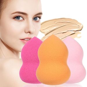 Svampar applikatorer Bomull Blåsformning Verktyg Kosmetiska Vattendroppar Gourd Makeup Sponge Beauty Egg Powder Puff Våt och torr