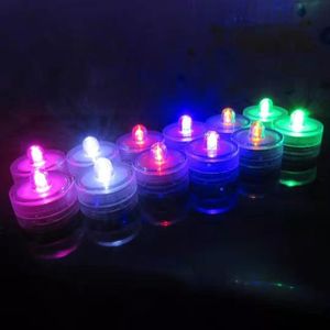 Wedding Home Birthday Decor Underwater LED Lights Glow Submersible Waterproof Candle Tealight 120 PCS