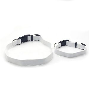 Sublimation Dog Collars Nylon Cloth Smycz Thermal Celler Collar White Blank Smycz 2,5 * 60cm A02