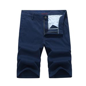 Summer Cargo Short Men Casual Cotton Straight Mid-waist Knee Length Men's Shorts Plus Size 30-44 Bermuda Masculina