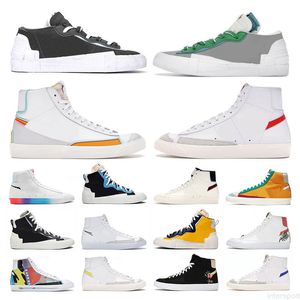 Blazer Mid 77 Vintage Low Men Women Casual Shoes Classic Green Astronomy Blue Magma Orange Have A Good Game Multi Color Mens Trainers