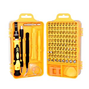 115 i 1 skruvmejsel Set av skruvmejsel Bit Set Multi-Function Precision Mobiltelefon Reparation Device Handverktyg Torx Hex