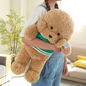 Teddy Hund Plüschtier Kuscheltiere Große Plüschtiere Kawaii Körperkissen Baby Begleitpuppen Kinder Geburtstagsgeschenke Entzückende Spielzeuge Q0727