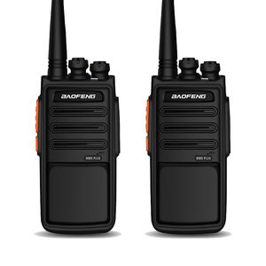 2pcs Baofeng BF-888S PLUS Walkie Talkie 16CH Clearer Voz mais longo alcance atualizado com USB direto carregando de duas vias rádio 2020