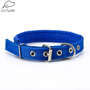 Cão Pet Colares Nylon Dog-Collar para Pequenos Dogs Grandes Cat All Seasons Ajustável Breakaway Pets Básicos