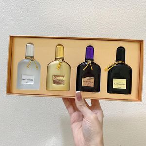 Newest 4pcs *30ml perfume set Black Velvet Grey Vetiver 4 in 1 parfum suits modern collection kit fast delivery