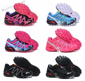 Salomon Speed Cross 3 4 전체 2021 고품질 Zapatillas Speedcross 3 4 신발 여성 걷는 야외 속도 크로스 조깅 크기 36-40 E1