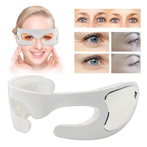 3D LED Ljusterapi Ögonmask Massager Uppvärmning SPA Vibration LED Ansiktsmask Ögonpåse Rynkorborttagning Trötthetslindring Skönhetsanordning 220309