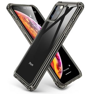 iPhone 11ケースのための12 Pro MAX SE 8 7 Air Armor TPU保護透明ケースのためのクリアバックカバー