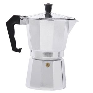 Coffee Maker Aluminum Mocha Espresso Percolator Cost Coffee Maker Moka Pot 1 CUP / 3CUP / 6CUP / 9CUP / 12CUP Плита Кофеварка-40 210408