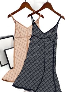 Letras Bordado Vestido Feminino Sexy Renda Tule Vestido Sling Transparente Vestido de Dormir para Mulheres Moda INS Moda Praia Biquínis Coberturas